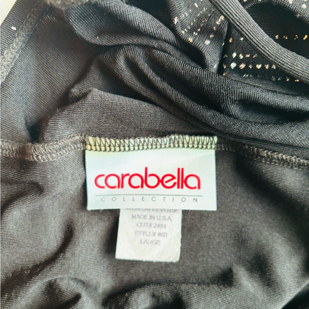 CARABELLA Collection Womens Stretch Black Sequin Dress, Size Large Spandex Blend - Picture 4 of 10